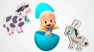 Surprise Eggs Animals and more Cleo and Cuquin episodes