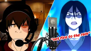 AZULA SINGING IN THE STUDIO!!