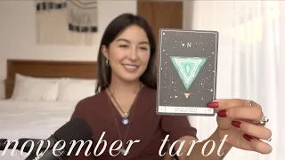 asmr tarot 🦋 pick-a-card tarot readings for november & scorpio season (TIMELESS readings)