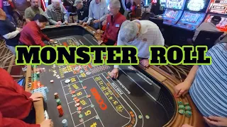 Monster Roll Caught on Video #casino #vegas