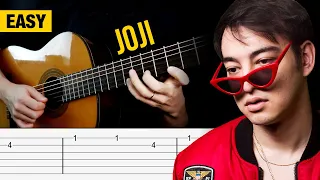 SLOW DANCING IN THE DARK (Joji) Guitar EASY TAB