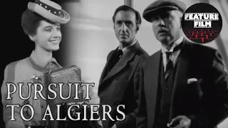 SHERLOCK HOLMES MOVIES | PURSUIT TO ALGIERS (1945) full movie | Basil Rathbone | classic movies