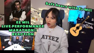 EZ MIL LIVE PERFORMANCE MARATHON- 'INTO IT ALL' + '1ST & LAST' + 'STORM' | REACTION