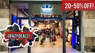 ADIDAS OUTLET Sale 2023 50%OFF  MEN'S & WOMEN'S Clothes & Shoes FOR ALL |  Shop tour with me