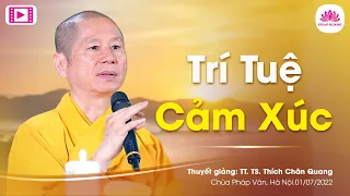 TRÍ TUỆ VÀ CẢM XÚC - TT.TS. Thích Chân Quang - Chùa Pháp Vân-Hoàng Mai-Hà Nội-01/07/2022