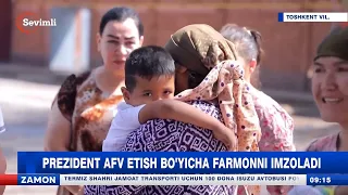 Prezident afv etish boʻyicha Farmonni imzoladi