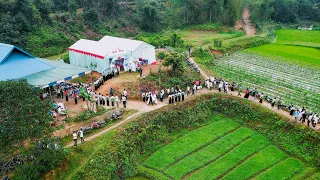 Đám cưới trên đường quê THANH & DUNG | Đám cưới dân tộc thái Cổ Lũng  Văn Thanh & Thùy Dung