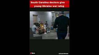 South Carolina doctors give young Ukraine war refugee the gift of sound|#shorts