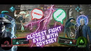 Closest Fight ever  with THE  ODYSSEY  GAMING🥶🥶// #shadowfightarena