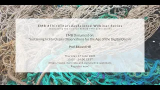 EMB #ThirdThursdayScience Webinar - Sustained Ocean Observation Infrastructure