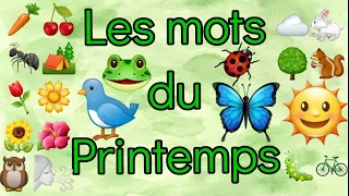 Apprendre le vocabulaire du printemps en français facilement