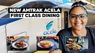 New Amtrak Acela First Class Dining Menu