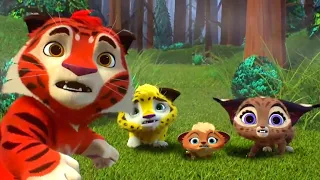 Leo and Tig - All Episodes In A Row 🦁 (Episode 11-15) 🦁 Cartoon for kids Kedoo Toons TV