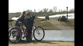 Молокопровод через реку Нижегородская область