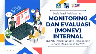 Sosialisasi Pelaksanaan Monev Internal BOPTN Penelitian dan Pengabdian kepada Masyarakat TA 2023