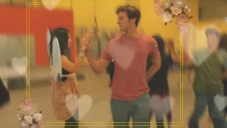 Watch Armie Hammer and Lily Collins dance | Give Me Love - Ed Sheeran