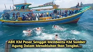 ABK KM Pasar Senggol Membantu KM Sumber Agung Dalam Menaklukan Ikan Tongkol... 23 Februari 2023