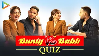 CRAZIEST BATTLE - Siddhant & Sharvari's MOST HILARIOUS Quiz ever | Bunty Aur Babli 2