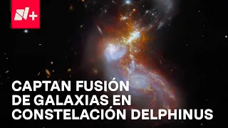 Telescopio James Webb capta fusión de galaxias - En Punto