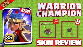 WARRIOR CHAMPION SKIN REVIEW | Clash of Clans | Clashflict