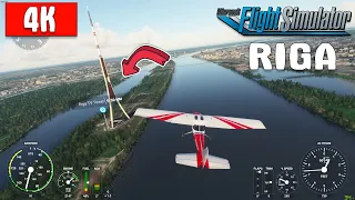 ► Microsoft Flight Simulator 2020 - over Riga (new Objects!), Latvia - 4K - RTX 2080