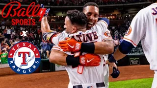 Rangers Broadcast for Jose Altuve's Walk Off Grand Slam!