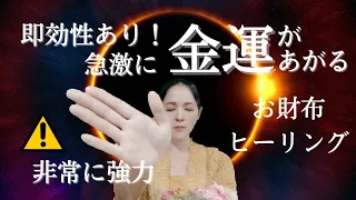 【警告 非常に強力】即効性あり！急激に金運が上昇するお財布に金運エネルギーをチャージ〜想像もしていないところから臨時収入が発生する可能性大。神々の島、バリ島からの癒し。