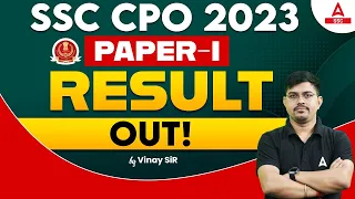 SSC CPO Result 2023 | SSC CPO Tier 1 Result 2023 Out | How To Check SSC CPO Result 2023