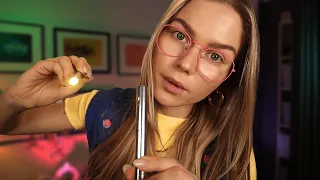 ASMR Frame Fitting and Cranial Nerve Exam.  Relaxing Medical RP ~ Soft Spoken