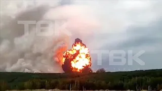 Взрыв на складе боеприпасов под Ачинском