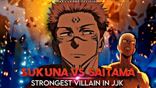 Saitama vs Sukuna (The Strongest villain in Jujutsu Kaisen) Hindi Dubbed