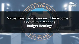 Virtual Finance & Economic Development Committee Meeting Budget Hearings | Planning & Development