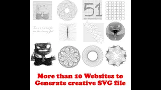 Introducing Laser engraver and pen plotter SVG Generator websites