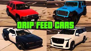 GTA 5 - The Chop Shop DLC - ALL Drip Feed Cars (Prices & Real Life Counterparts)