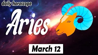 ❎ HOROSCOPE FOR TODAY ❎ aries daily HOROSCOPE March 12 2023 ❤️ 🌞 tarot horoscope