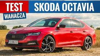 Skoda Octavia 2022 - review, POV test drive (2.0 TSI 190 HP Sportline) English subtitles