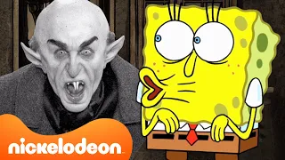 SpongeBob's Creepiest Places In Bikini Bottom For 25 MINUTES 😱 | Nicktoons