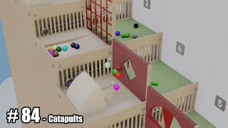 Catapults - 3D Marble Race