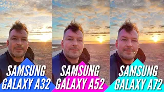 GALAXY A52 vs GALAXY A72 vs GALAXY A32. Большой Тест камер