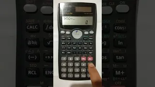 Percentage Calculate | using calculator (Casio fx-991MS)