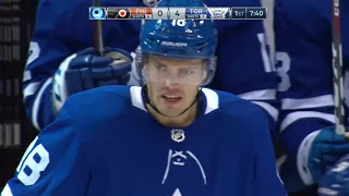 Andreas Johnsson 5th goal of the season! 24/11/2018 (Philadelphia Flyers at Toronto Maple Leafs)