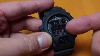 Casio G-Shock DW-6900MS Military Style watch flip review