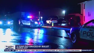 3-year-old grazed by bullet in Federal Way | FOX 13 Seattle