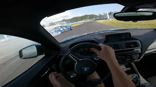 BMW M2 F87 manual + MR850 #tirekillerevo3 / POV drift