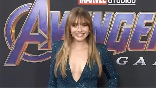 Elizabeth Olsen "Avengers: Endgame" World Premiere Purple Carpet
