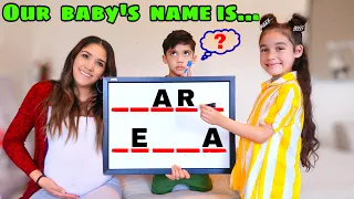 OUR OFFICIAL BABY NAME REVEAL!! | Jancy Family