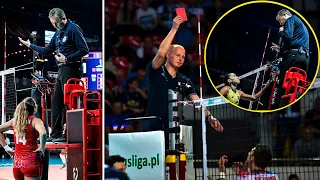 Never Argue with the Referee | Red&Yellow Cards | Controversial Points | Angry Volleyball Moments