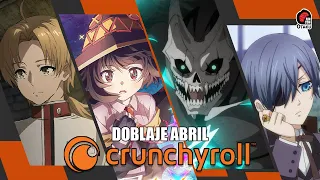 🤩 Estrenos INCREIBLES de ANIME en Crunchyroll con DOBLAJE en Abril 2024