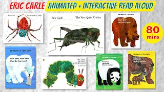 The Very Quiet Cricket Read Aloud Book Animated | The Very Hungry Caterpillar |Eric Carle Collection