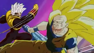SSJ3 GT Goku(Adult) VS Baby Vegeta